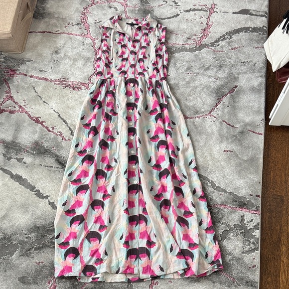 Abbey Glass patterned maxi dress